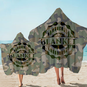 Blanket Logo Camo SWLS3655 Hooded Towel