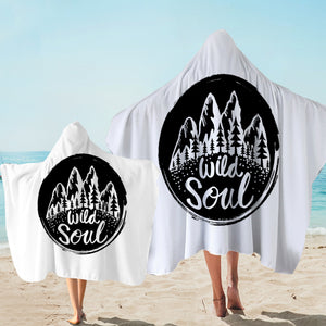 Forest - Wild Soul Workart SWLS3656 Hooded Towel