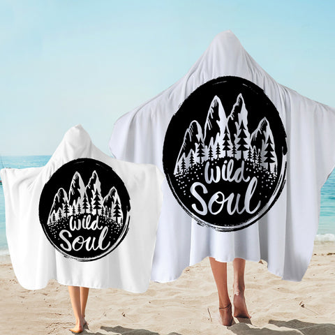 Image of Forest - Wild Soul Workart SWLS3656 Hooded Towel