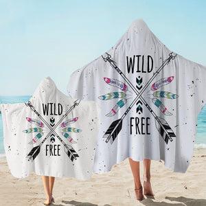 Wild - Free & Arrows SWLS3679 Hooded Towel