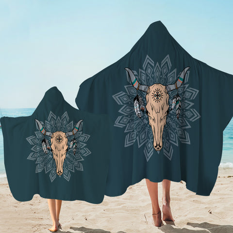 Image of Buffalo Insect Dreamcatcher SWLS3760 Hooded Towel