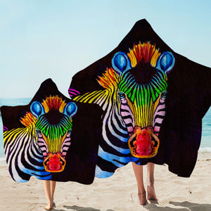 RGB Color Zebra SWLS3761 Hooded Towel
