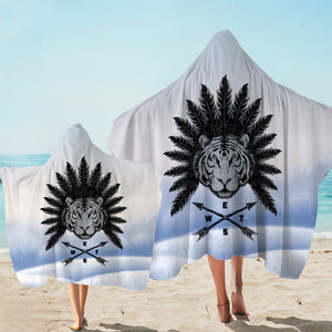 Tiger Feather Arrows SWLS3859 Hooded Towel