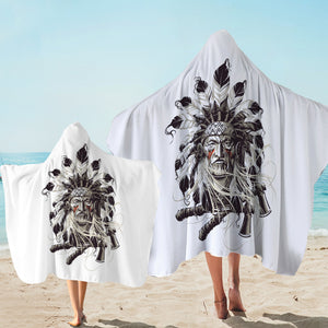 Bohemian Men Fighter SWLS4225 Hooded Towel