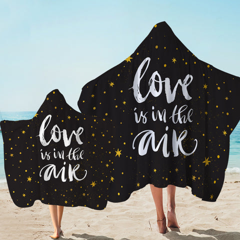 Image of Love Is In The Air SWLS4237 Hooded Towel