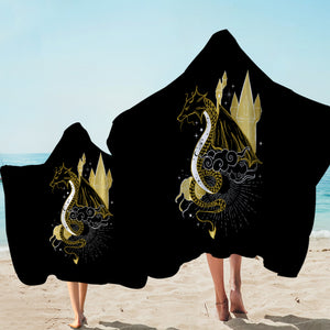 Golden Dragon & Royal Tower SWLS4244 Hooded Towel
