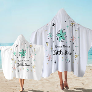 Cute Twinkle Twinkle Little Star SWLS4515 Hooded Towel