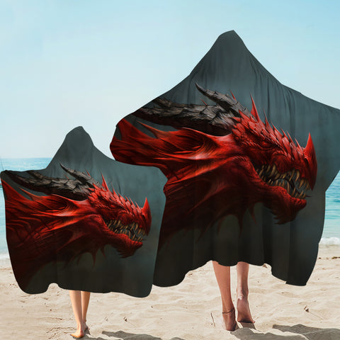 Image of Big Angry Bred Dragon SWLS5616 Hooded Towel