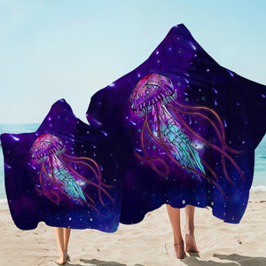 Galaxy Jellyfish SWLS5625 Hooded Towel