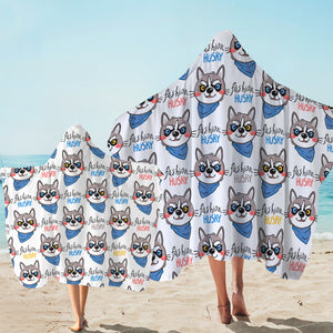 Swag Fashion Husky Collection SWLS6211 Hooded Towel