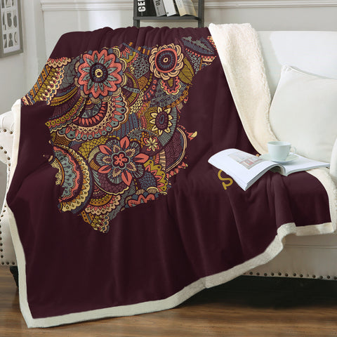 Image of Spain Territory SWMT3318 Sherpa Fleece Blanket