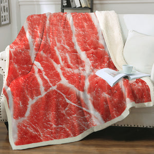 Pork Pattern SWMT3327 Sherpa Fleece Blanket