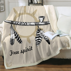 Bohemian Pipe SWMT3352 Sherpa Fleece Blanket