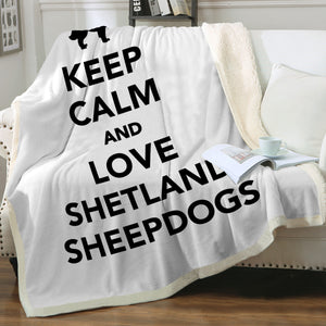 Keep Calm SWMT3586 Sherpa Fleece Blanket