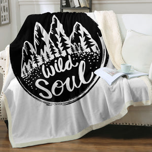 Forest - Wild Soul Workart SWMT3656 Fleece Blanket