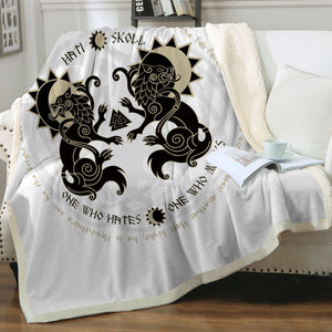 Hati Skoll - One Who Hates SWMT3685 Fleece Blanket