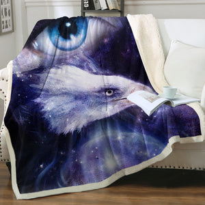 Galaxy Eagle Eyes SWMT3706 Fleece Blanket