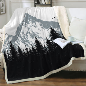 Grey Mountain Black Forest SWMT3803 Fleece Blanket