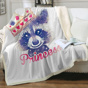 Princess Crown Little Bear SWMT3860 Fleece Blanket