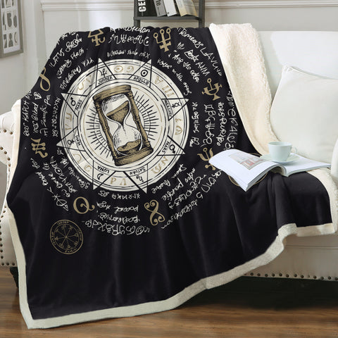 Image of Vintage Hourglass Zodiac SWMT3885 Fleece Blanket