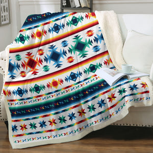 Aztec Stripes SWMT3946 Fleece Blanket