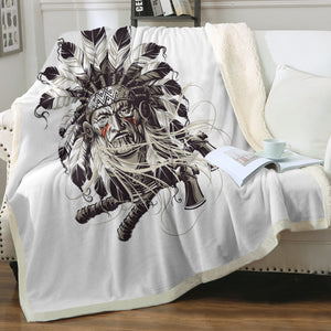 Bohemian Men Fighter SWMT4225 Fleece Blanket