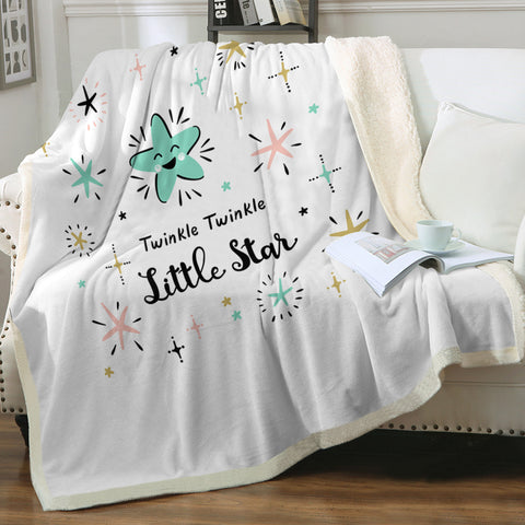 Image of Cute Twinkle Twinkle Little Star SWMT4515 Fleece Blanket