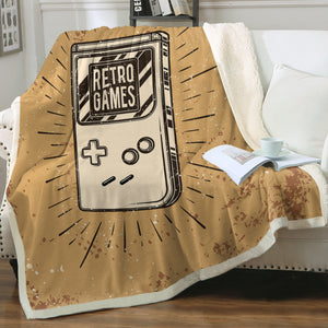 Retro Gameplay Gameboy 1989 SWMT4532 Fleece Blanket