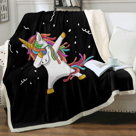 Image of Swag Dab Unicorn SWMT4648 Fleece Blanket