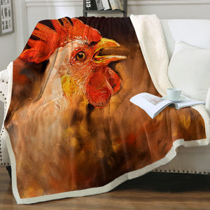 Real Cock In Wood Theme SWMT6197 Fleece Blanket