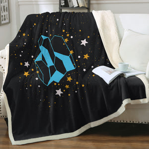 Blue Diamond Galaxy Theme SWMT6221 Fleece Blanket