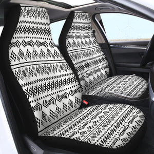 Black Pattern SWQT0488 Car Seat Covers