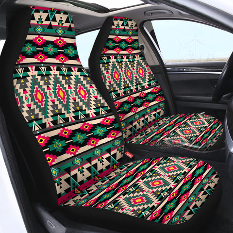Image of African Aztec Pattern SWQT0493 Car Seat Covers