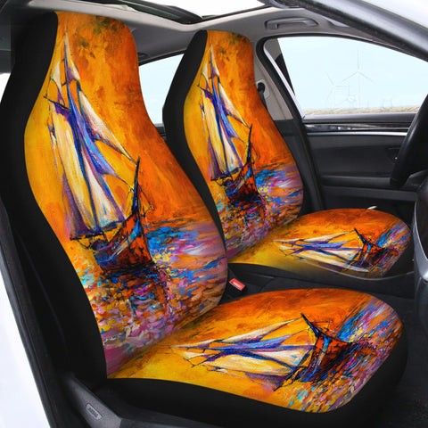 Image of Boat and River SWQT2229 Car Seat Covers