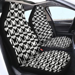 Butterfly Black and White SWQT2328 Car Seat Covers