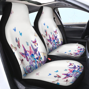 Butterfly and Dragonfly SWQT2330 Car Seat Covers