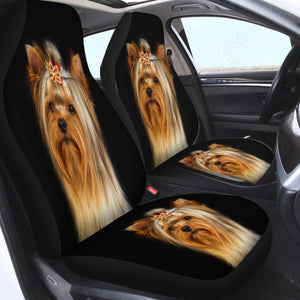 Brown Maltese SWQT3299 Car Seat Covers