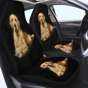 Golden Retriever SWQT3301 Car Seat Covers