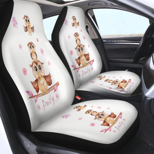 Owl Family SWQT3325 Car Seat Covers