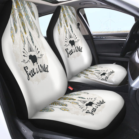 Image of Feather - Free & Wild SWQT3336 Car Seat Covers