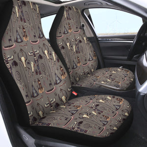 Brown Hunter Bohemian Pattern SWQT3337 Car Seat Covers