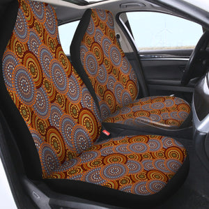 Round Aztec SWQT3342 Car Seat Covers