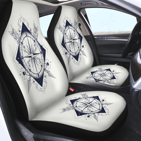 Image of Arrows & Compass SWQT3349 Car Seat Covers