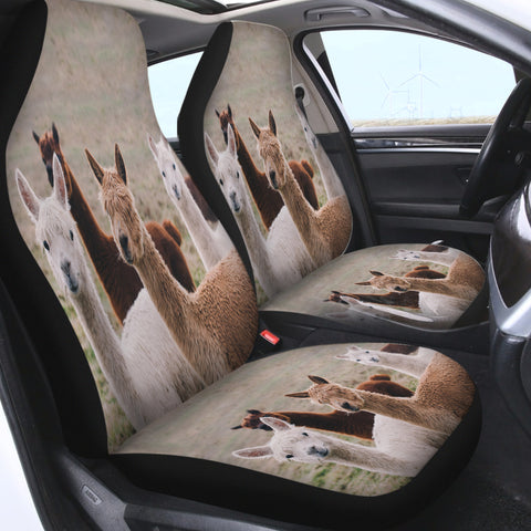 Image of Colors of Alpacas SWQT3358 Car Seat Covers