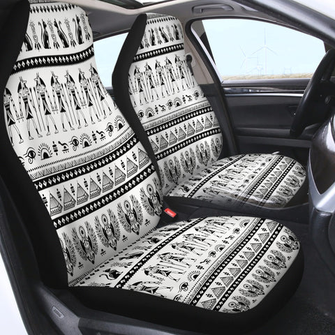 Image of Ancient Egyptian Aztec Print SWQT3359 Car Seat Covers
