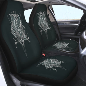 Unicorn Warrior Logo SWQT3375 Car Seat Covers