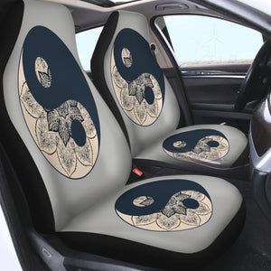Yinyang Flower Aztec SWQT3390 Car Seat Covers