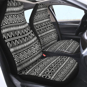 B&W Aztec Pattern SWQT3458 Car Seat Covers