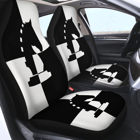Image of B&W Horse Check SWQT3463 Car Seat Covers