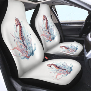 Pink Hippocampus SWQT3464 Car Seat Covers